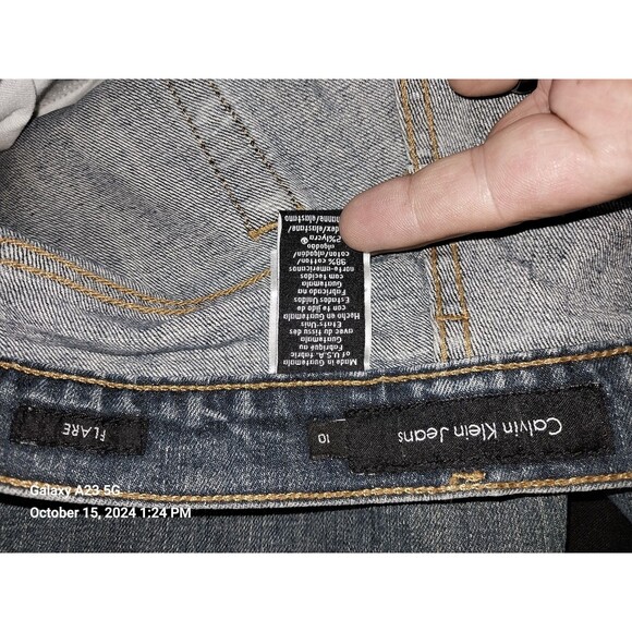 Calvin Klein Jeans Flare Womens Size 10 - Picture 7 of 8